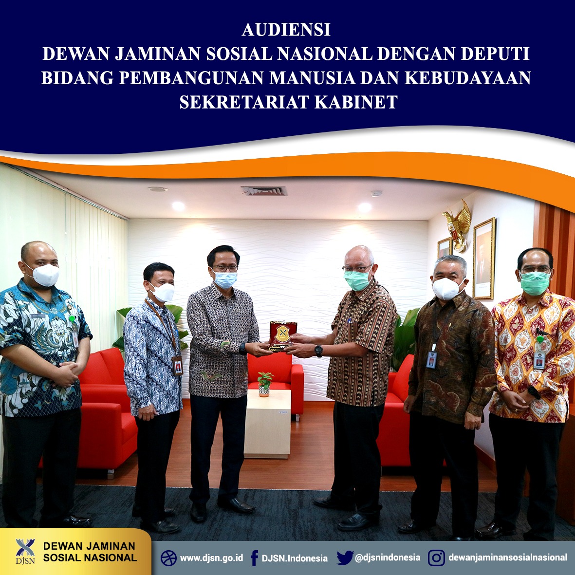 Audiensi DJSN dengan Deputi Bidang Pembangunan Manusia Dan Kebudayaan Sekretariat Kabinet